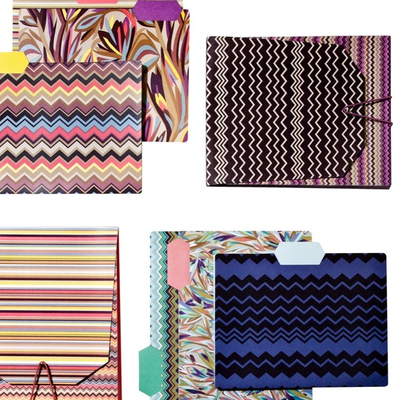MISSONI FOR TARGET FILE FOLDER WITH 3 INSERTS/ NEW! - Picture 13 of 16